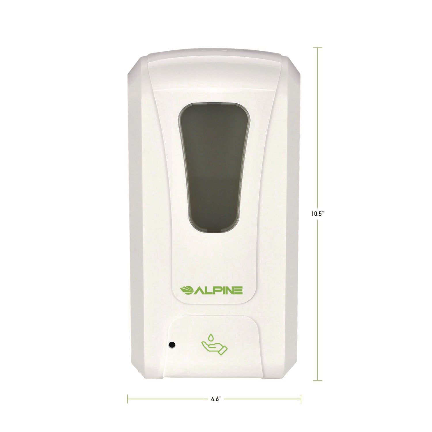 alpine-industries-wall-mount-automatic-foam-hand-sanitizer-and-soap-dispenser-40-oz-4-48-x-6-x-11-1-white-alhalp430f_1